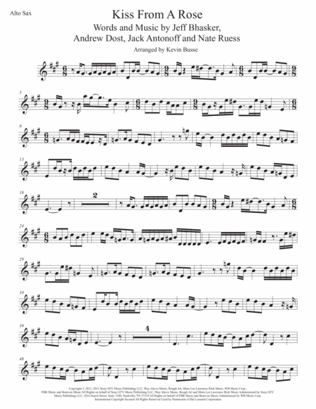 Kiss From A Rose (arr. Kevin Busse)