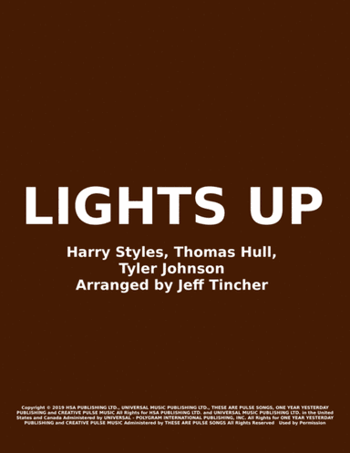 Lights Up (arr. Jeff Tincher)
