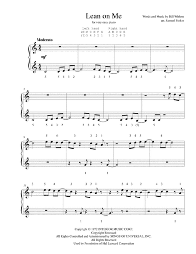 Lean On Me (arr. Samuel Stokes)