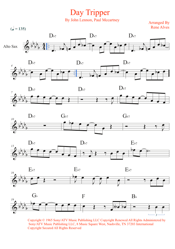Day Tripper (arr. Rene Alves)