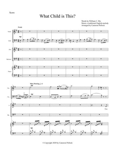 What Child is This? (arr. Cameron James Pollock)