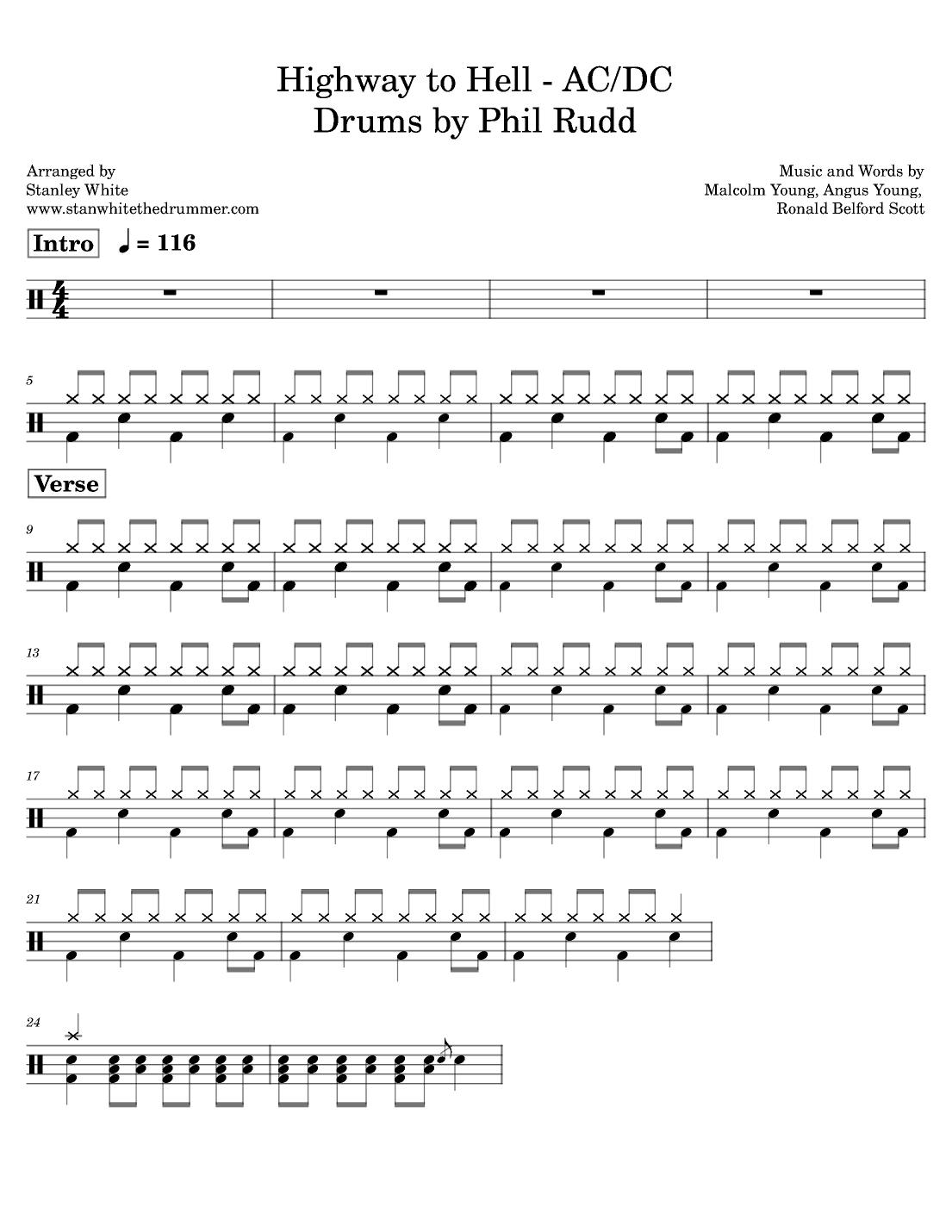 Highway To Hell (arr. Stanley White)