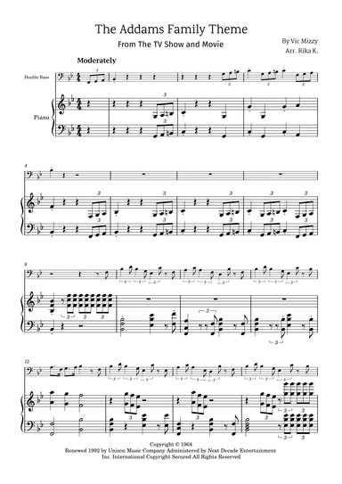 Addams Family Theme (arr. Rika K.)