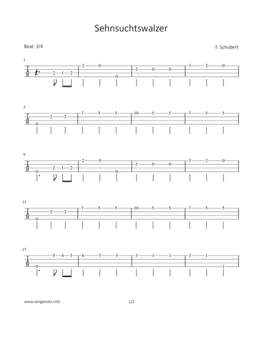 Sehnsuchtswalzer (arr. Bettina Schipp)