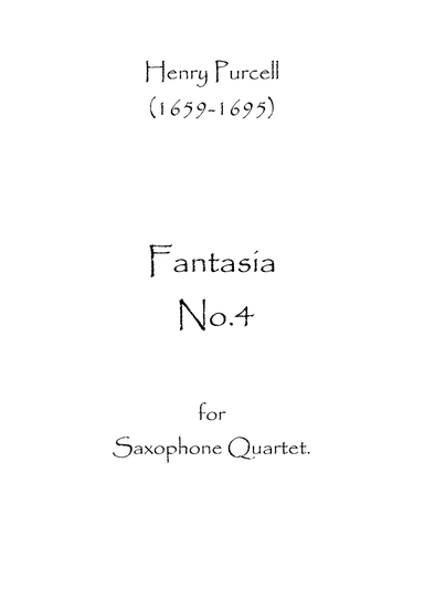 Fantasia No.4 (arr. Spence Bundy)