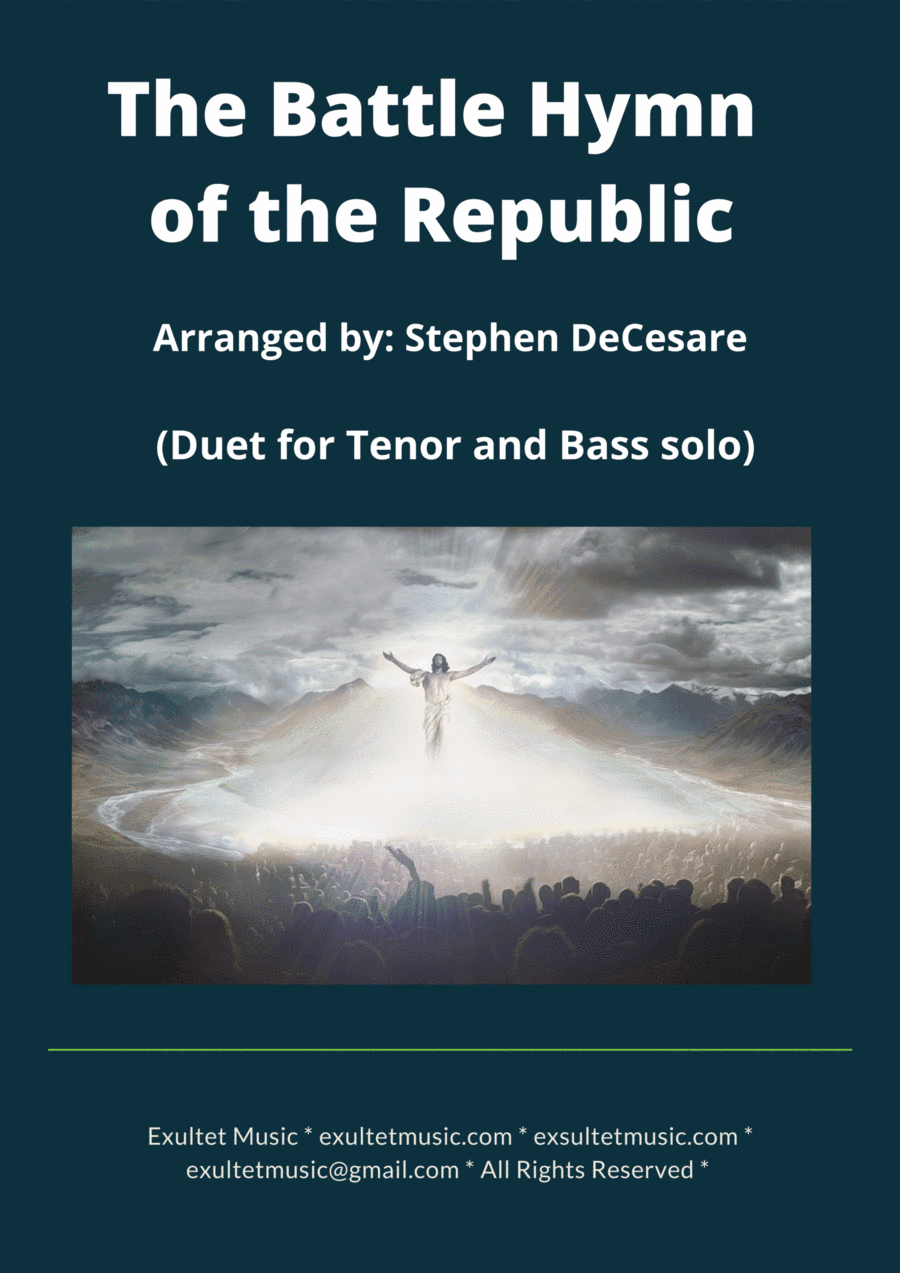 The Battle Hymn of the Republic (Duet for Tenor and Bass solo) (arr. Stephen DeCesare)