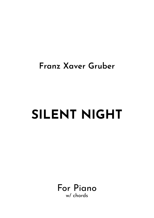 Silent Night (arr. Jireh J.)