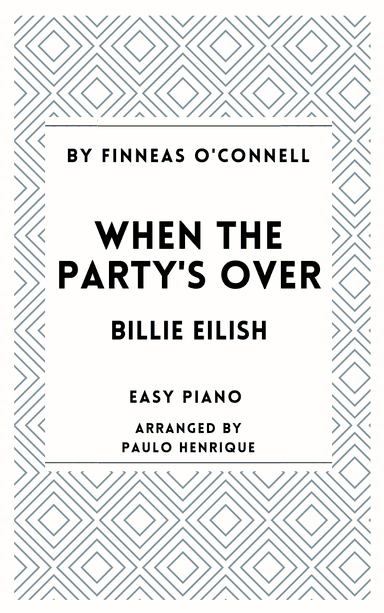 When The Party's Over (arr. Paulo Henrique)