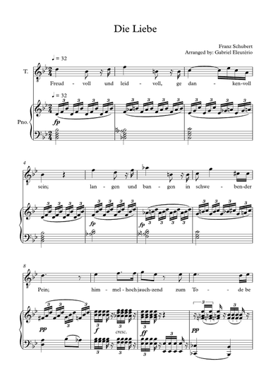 Die Liebe (arr. Gabriel Eleutério)
