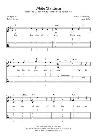 White Christmas (arr. Bettina Schipp)