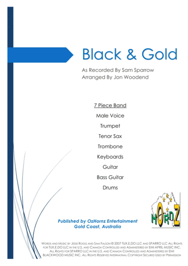 Black & Gold (arr. Jon Woodend)