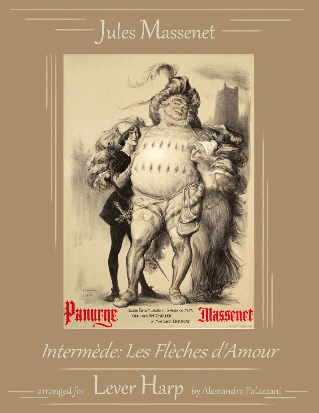PANURGE: Intermède: Les Flèches d'Amour - Solo Lever Harp (arr. Alessandro Palazzani)