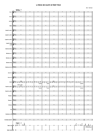 La marche de Robert Bruce (arr. José Molero)