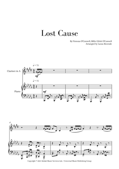 Lost Cause (arr. Lucas Rezende)
