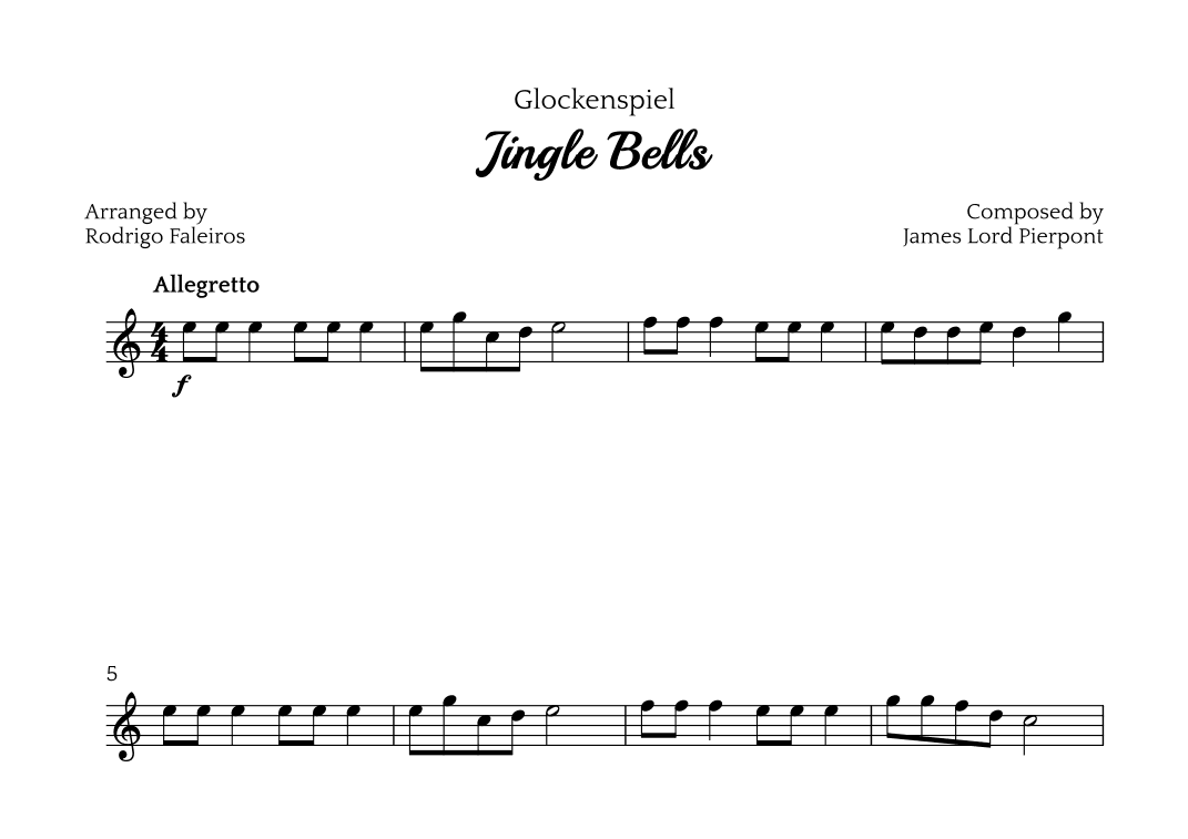 Jingle Bells (arr. Rodrigo Faleiros)