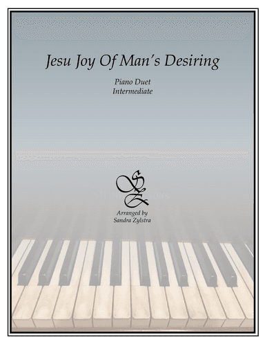 Jesu, Joy Of Man's Desiring (1 piano, 4 hand duet) (arr. Sandra Zylstra)