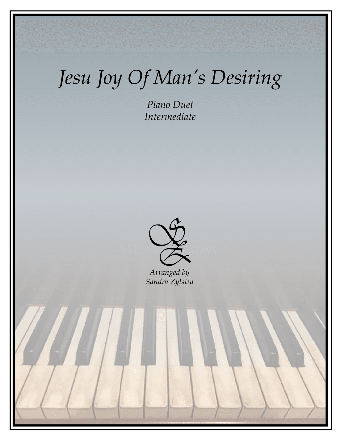 Jesu, Joy Of Man's Desiring (1 piano, 4 hand duet) (arr. Sandra Zylstra)