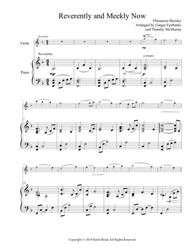 Reverently and Meekly Now (arr. Saints Road)