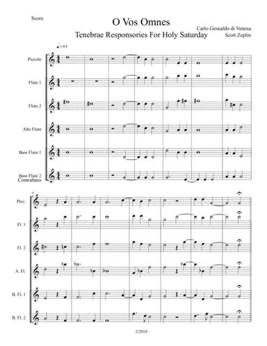 O Vos Omnes (arr. Scott Zeplin)