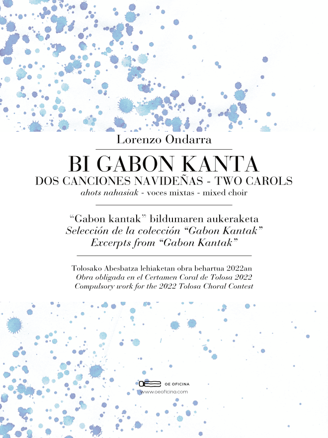 BI GABON KANTA - DOS CANCIONES NAVIDEÑAS - TWO CAROLS