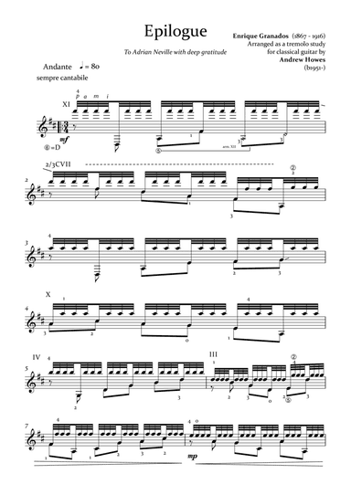 Epilogue (arr. Andrew Howes)