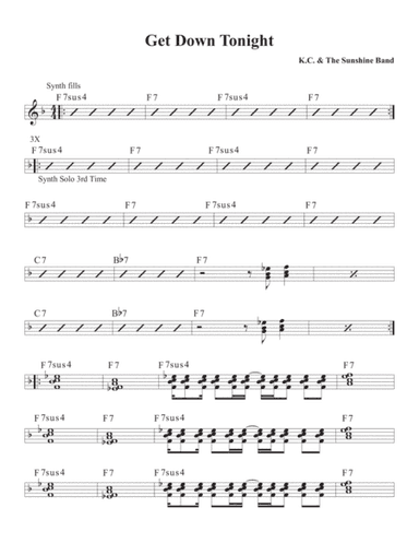 Get Down Tonight (arr. David M Fagnant)