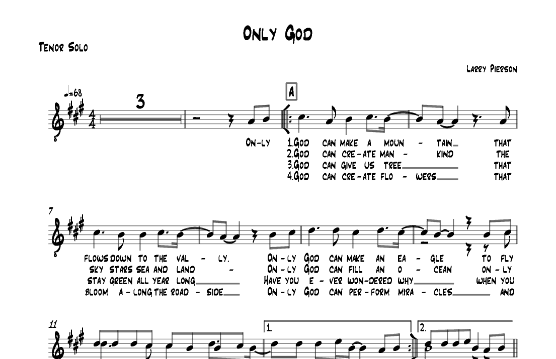 Only God