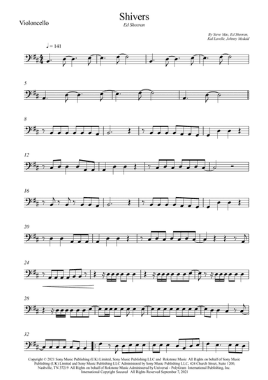 Shivers (arr. Wesley S. SIlva)