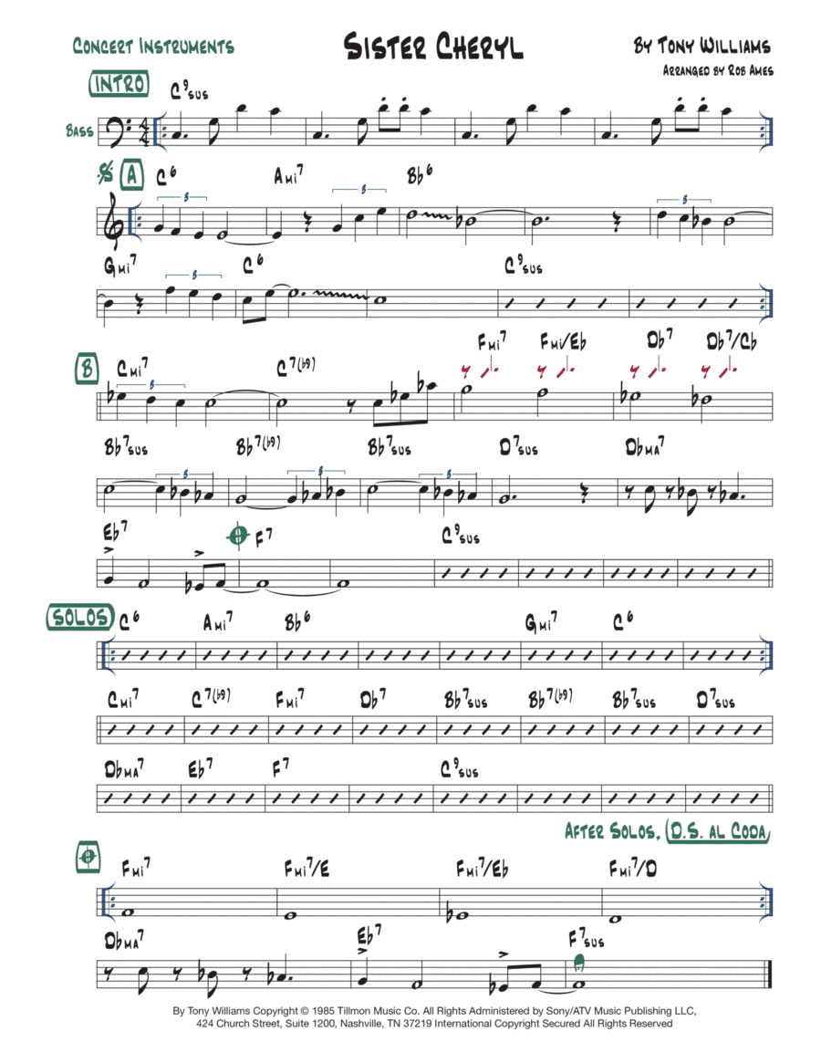 Sister Cheryl (arr. Rob Ames)