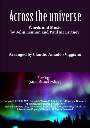 Across The Universe (arr. Claudio Amadeo Viggiano)