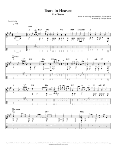 Tears In Heaven (arr. Enrique Rojas)