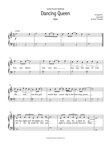 Dancing Queen (arr. Kostis Tsioulakis)