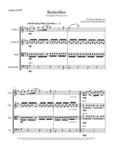 Butterflies (arr. Sherry Lewis)