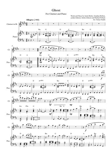 Ghost (arr. Tomaz Nedoh)
