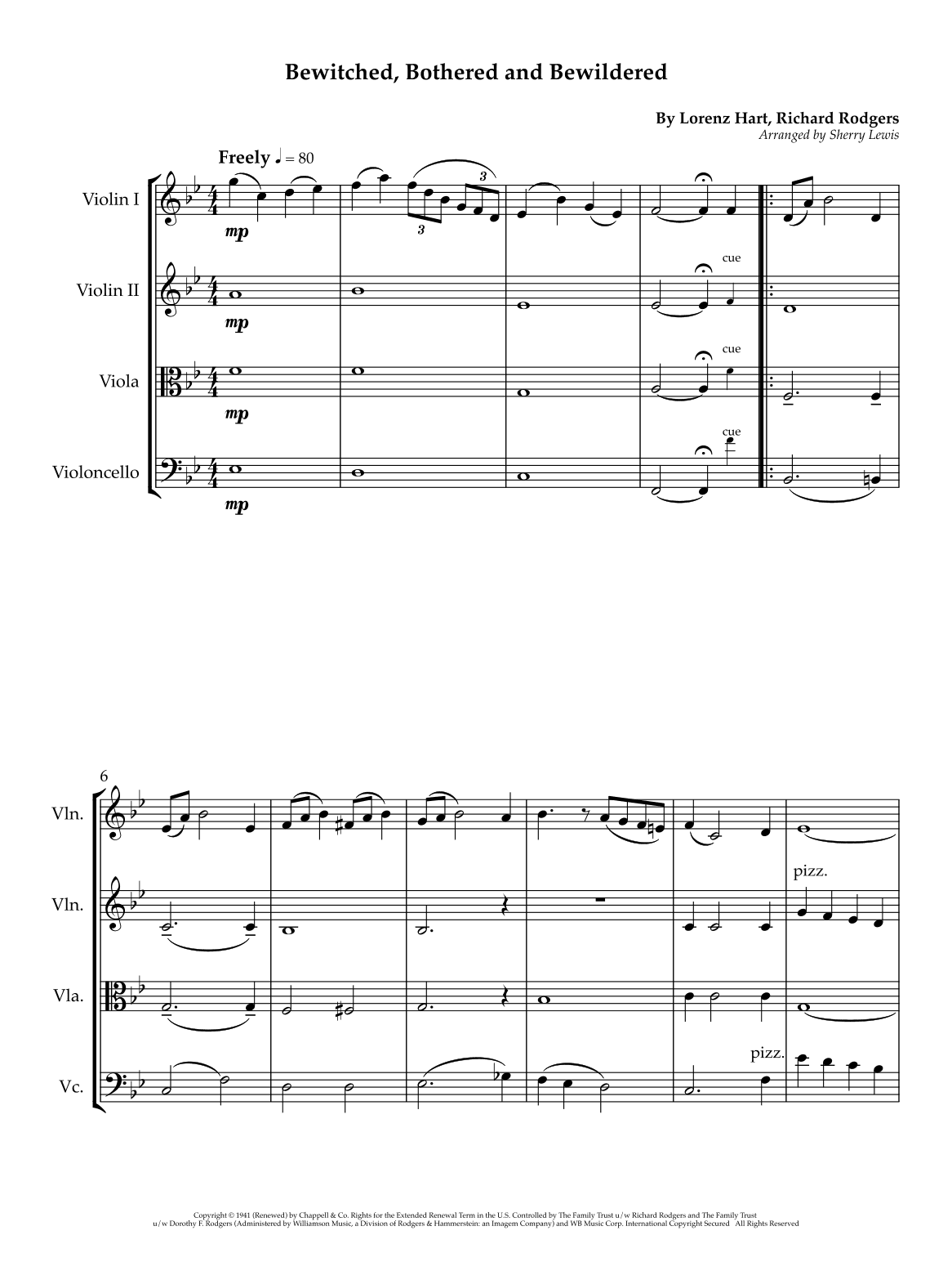 Bewitched (arr. Sherry Lewis)