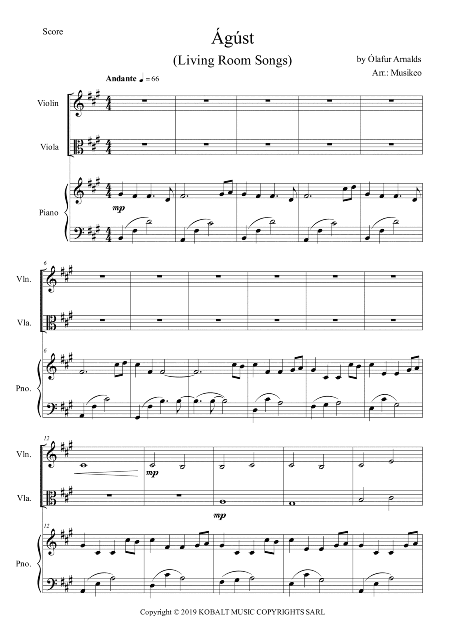 Agust (arr. Musikeo)