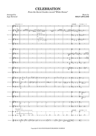 Celebration (arr. Aage Barlund)