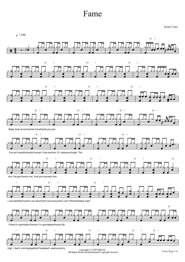 Fame (arr. COPYDRUM)