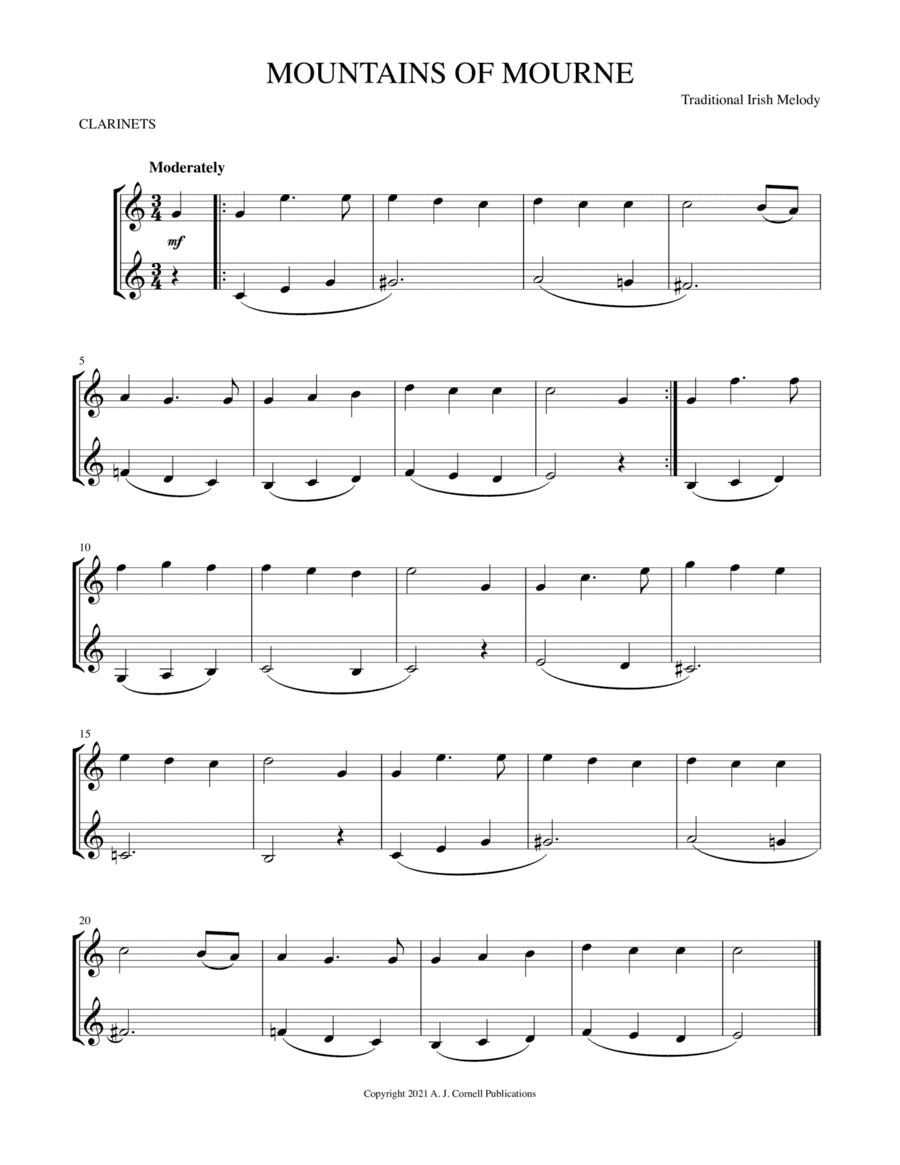 Mountains of Mourne (arr. Mark Phillips)
