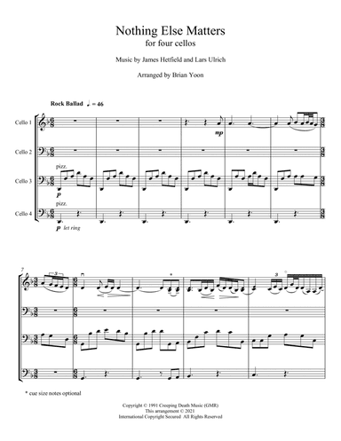 Nothing Else Matters (arr. Brian Yoon)