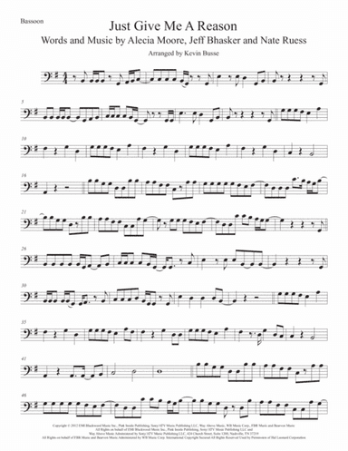 Just Give Me A Reason (arr. Kevin Busse)