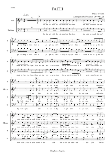 Faith (arr. Benjamin Duvallet)