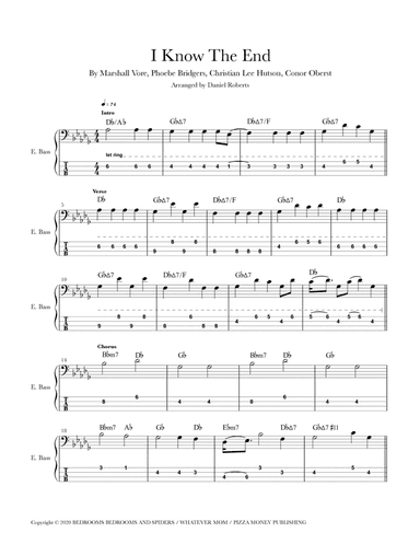 I Know The End (arr. Daniel Roberts)