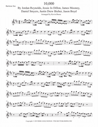 10,000 Hours (arr. Kevin Busse)