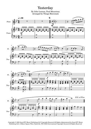 Yesterday (arr. Thiago Marconato)