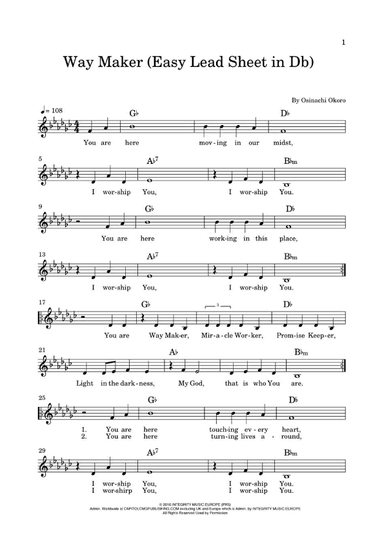 Way Maker (arr. Caitlyn Powell)