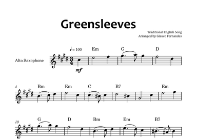 Greensleeves (arr. Glauco Fernandes)