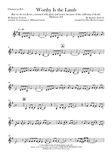 Worthy Is The Lamb (arr. Davi Rocha Campos)
