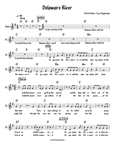 Delaware River- Lead Sheet