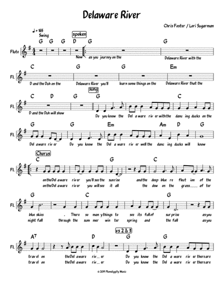 Delaware River- Lead Sheet